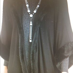 Beautiful poncho style with hood